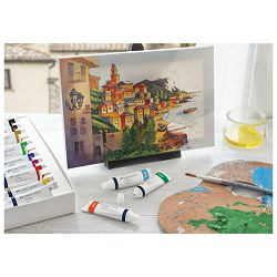 Boje uljne u tubi  9mlx12boja Faber-Castell 379512 blister