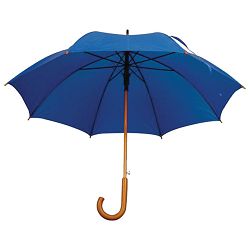 Kišobran automatik s drvenom ručkom zagrebačko plavi