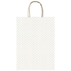 Vrećice ukrasne 36x41x12 cm točkice Rex-Saul Sadoch SDF36-249D bijele!!