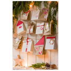 Naljepnice ukrasne fi4 cm Merry Xmas pk4 Heyda 20-37808 07 blister