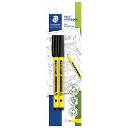 Flomaster fineliner 0,6mm pk2 Noris Staedtler 307-9 BK2 crni blister