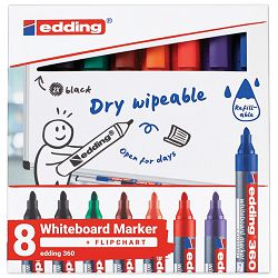Marker za bijelu ploču 1,5-3 mm Edding 360/8 S blister