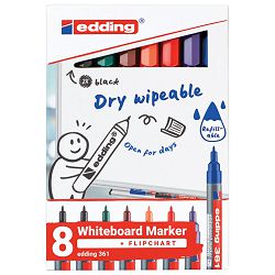 Marker za bijelu ploču 1 mm Edding 361/8 S blister