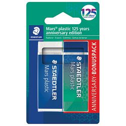 Gumica Mars plastic 125 years pk2 Staedtler 52650MABK1 blister