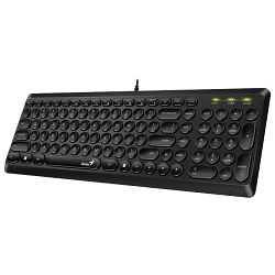 Tipkovnica USB Slimstar Q200 Genius crna
