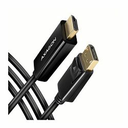 RVD-HI14C2 DP > HDMI KABEL 1.8M, 4K/30HZ, АXА