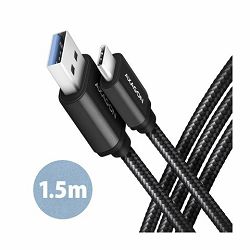 CC USB CM 3.1Gen1 <> USB AM, 1,5m, Crna, BUCM3-AM10AB, AXA