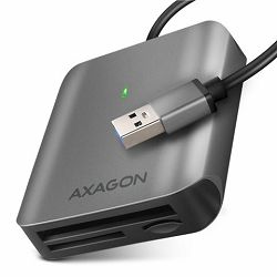 Čitač pametnih kartica AXAGON CRE-S3 SUPERSPEED USB-A UHS-II READER