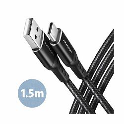 CC USB CM 2.0 <> USB AM, 1,5 m, Crna, HQ, BUCM-AM15AB, AXA