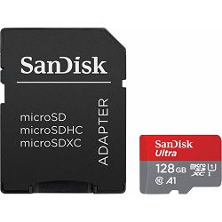 Memorijska kartica SanDisk Ultra microSD 128GB + adapter