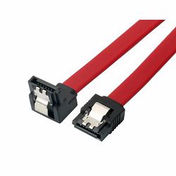 MS CABLE SATA III F -> SATA III F kutni, 20cm, C-SS300, crveni