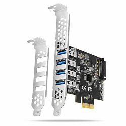 AXAGON PCEU-43RS PCIe Adapter 4x USB3.0