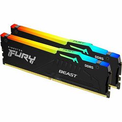 MEM DDR5 32GB (2x16) 5200MHz FURY Beast RGB KF552C40BBAK2-32