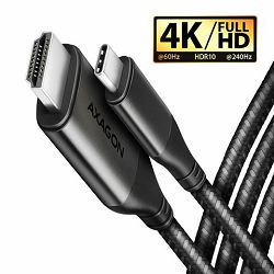 CC USB CM -> HDMI M 2.0, 1.8m, 4K/60Hz, RVC-HI2MC, AXA