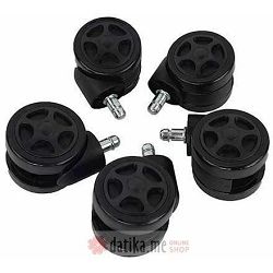Universal Rubber Casters (set of 5)
