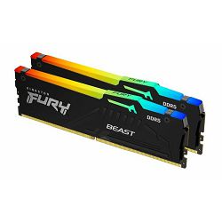 MEM DDR5 32GB (2x16) 6400MHz KIN FURY Beast RGB XMP KF564C32BBAK2-32