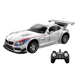 Auto na daljinsko upravljanje KAZOO 866-1812B, BMW Z4 GT3, 1:18, bijeli