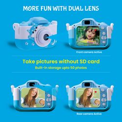 Multifunkcionalni dječji fotoaparat KAZOO X2HD, plavi