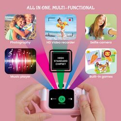 Multifunkcioalni dječji fotoaparat KAZOO X2HD, rozi