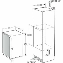 Ugradbeni hladnjak Gorenje RBI409EP1