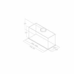 Napa Elica Fold BL/MAT/A72 (645m3/h) PRF0181961