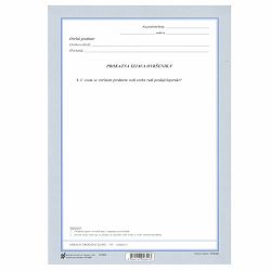 I-635 PROKAZNA IZJAVA OVRŠENIKA (Obrazac PI); List, 21 x 29,7 cm