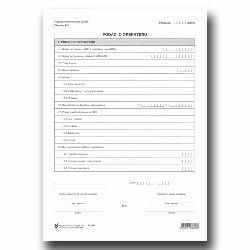 I-787 PODACI O OPERATERU (Obrazac PI-1); Arak, 21 x 29,7 cm