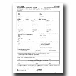 I-733/09 PRATEĆI LIST O PREKOGRANIČNOM PROMETU NEOPASNIM OTPADOM (Obrazac PLPPNO); Set 3 lista, 21 x 29,7 cm