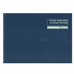 I-722/13 KNJIGA PRIMLJENIH ULAZNIH RAČUNA U - RA; Knjiga 100 stranica, 35 x 25 cm