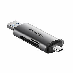 AXAGON CRE-SAC External USB 3.2 Gen1 Type-C+Type-A 2-slot SD/microSD