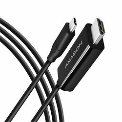 AXAGON USB-C -> DisplayPort cable 1.8m 4K/60Hz