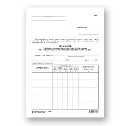 II-411 IZVJEŠĆE O DOGAĐAJU NA RADU KOJI JE IZAZVAO SMRT, TEŽU OZLJEDU DVA ILI VIŠE ZAPOSLENIKA (Obrazac OIR - 1); List, 21 x 29,7 cm