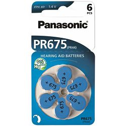 PANASONIC baterije PR675LH/6LB, Zinc Air