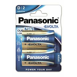 PANASONIC baterije LR20EGE/2BP Alkaline Evolta