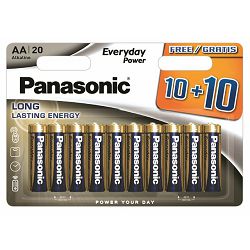 PANASONIC baterije LR6EPS/20BW 10+10F