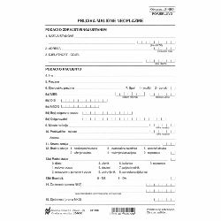 JZ-NEO PRIJAVA MALIGNE NEOPLAZME (Obrazac JZ - NEO); Blok 100 listova, 14,8 x 21 cm