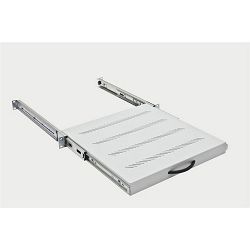 Izvlačiva polica 19"/1U, 450mm, svijetlo siva