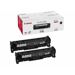 Toner Canon CRG-718 BK TWINPACK