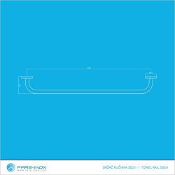 Držač ručnika Fars-Inox 50cm