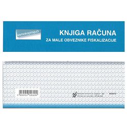 IX-410 KNJIGA RAČUNA ZA FISKALIZACIJU - MALI OBVEZNICI; Blok 3 x 50 listova, 14,5 x 10 cm