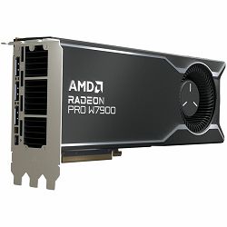 AMD GPU Radeon PRO W7900 48GB GDDR6 384 bit, 61 Tflops, 864 GBps, PCIe 4.0, 3x DP, 1x mDP, 4x 4K, 295W, Active