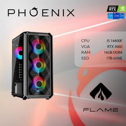 Računalo Phoenix FLAME Y-602 Intel i5 14400F/16GB DDR4/NVME SSD 1TB/600W 80+/RTX 3060 12GB