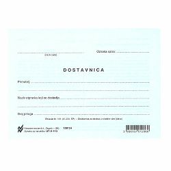 X-113 DOSTAVNICA U VLASTITE RUKE - PLAVA; List, 14,8 x 10,5 cm