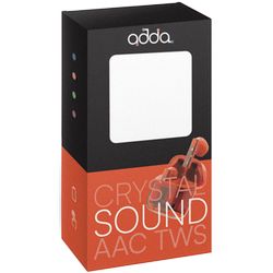 Slušalice Adda Collins TWS-002-OR, Crystal TWS, AAC, bluetooth 5.1, narančaste