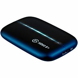 Elgato Game Capture HD60 S+, HDMI Input and Output, 2160p30, 1080p60 HDR, 1080p60, 1080p30, 1080i, 720p60, 576p, 480p Capture Resolutions, 112x75x19mm, 115g, Plug & Play, 1080p60 HDR Capture, 4K60 HDR