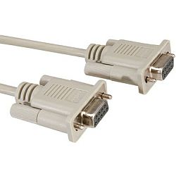 Roline serijski link kabel DB9 F/F, 3.0m, sivi