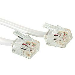 Roline RJ12 (6P4C) telefonski kabel, 6.0m