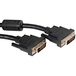 Roline DVI kabel, DVI-D (24+1) Dual Link, M/M, 2.0m, crni