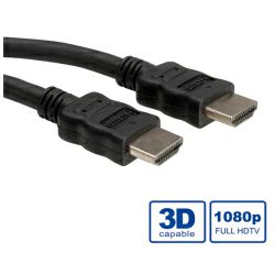 Roline HDMI kabel sa mrežom, HDMI M - HDMI M, 10m