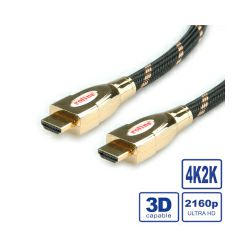 Roline GOLD HDMI Ultra HD kabel sa mrežom, M/M, 3.0m